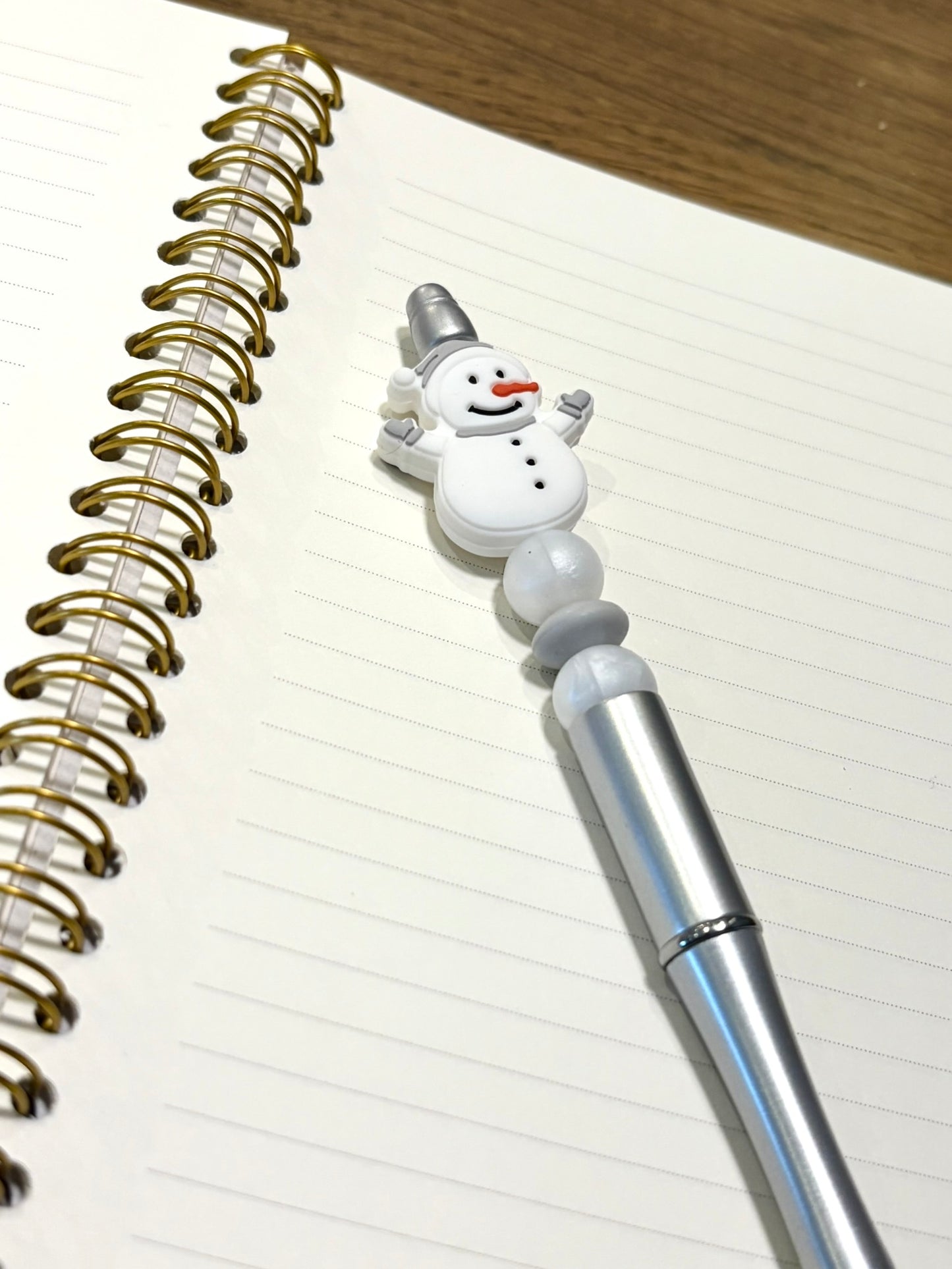 Snowman Beaded Pen