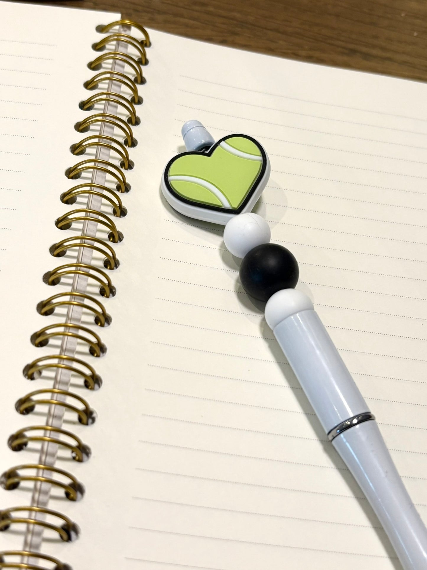 Sports Heart Beaded Pen