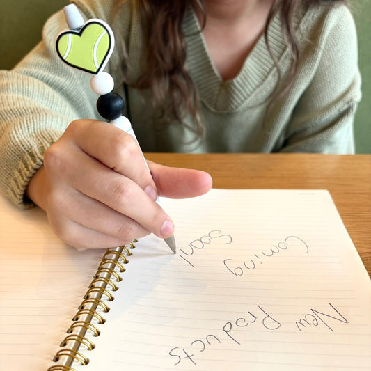 Sports Heart Beaded Pen