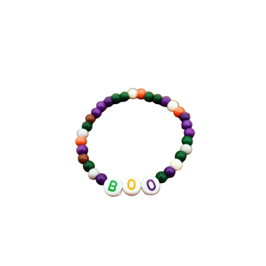 Toddler Kids BOO Beaded Bracelet